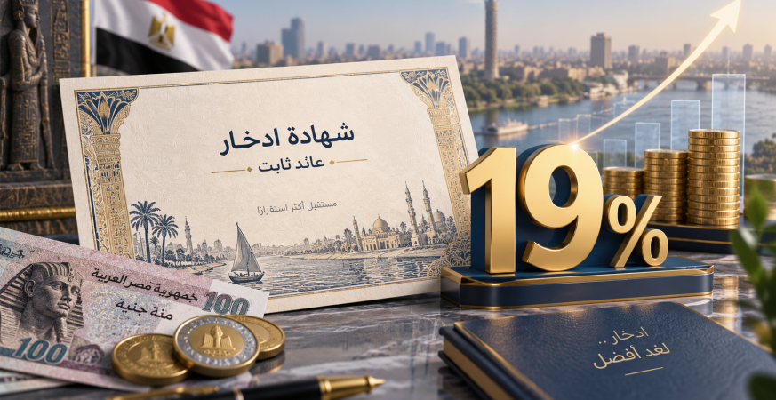 شهادات الادخار 2026.. أعلى عائد ثابت يصل 19%